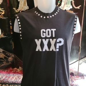 Men's small sleeveless tank "Got XXX?"